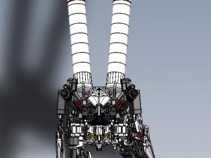 Unicorn Gundam FA 3D मॉडल