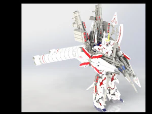 Unicorn Gundam FA 3D Model