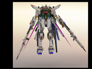 Gundam Robot Model 3D