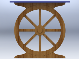 Chair mesh office furniture table meeting Modelo 3D
