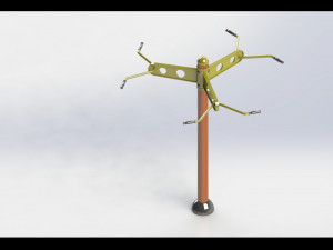 A variety of community fitness equipment model diagram 3D 모델