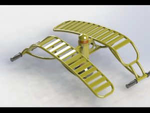 A variety of community fitness equipment model diagram 3D 모델