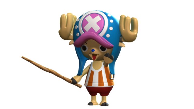 Choper cartoon character 3D Модель .c4d .max .obj .3ds .fbx .stl .blend 