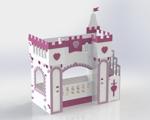 Childrens clearance castle bed