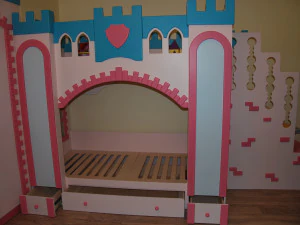 Kinderbed Prince Castle kinderbed Prince Castle 3D Model