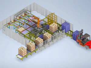 팔레타이저 로봇 2 3D 모델