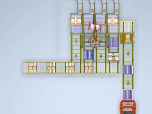 Palletizer robot 2 3D Model