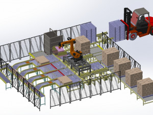Palletizer robot 2 Modello 3D
