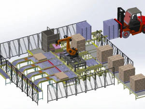 Palletizer robot 2 3D Model