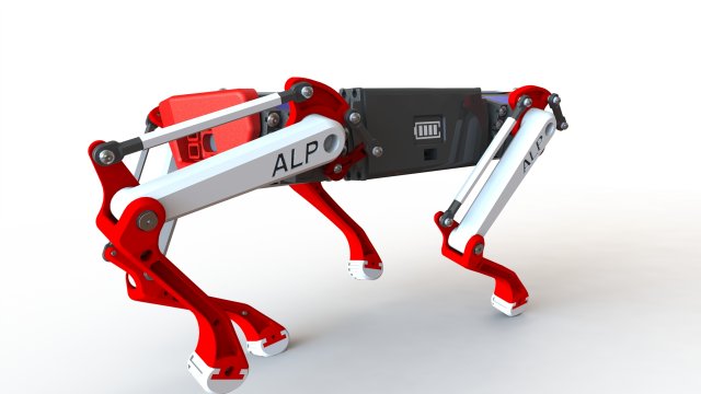 Dog Robot Modelo 3D .c4d .max .obj .3ds .fbx .stl .blend 
