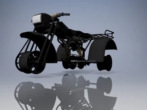 Tricycle moto drive 3D Model