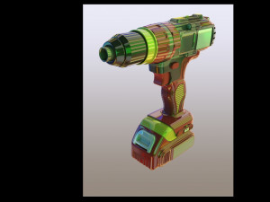 Hand drill PIN 13mm impact drill 3D 模型