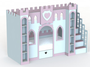 Children bed Fortress 3D मॉडल