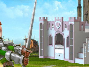 Children bed Fortress 3D मॉडल