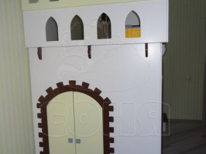 Children bed Fortress Observatory with built in bar Model 3D