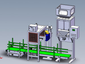 Sorting and Quantitative Packaging Machine 3Dモデル