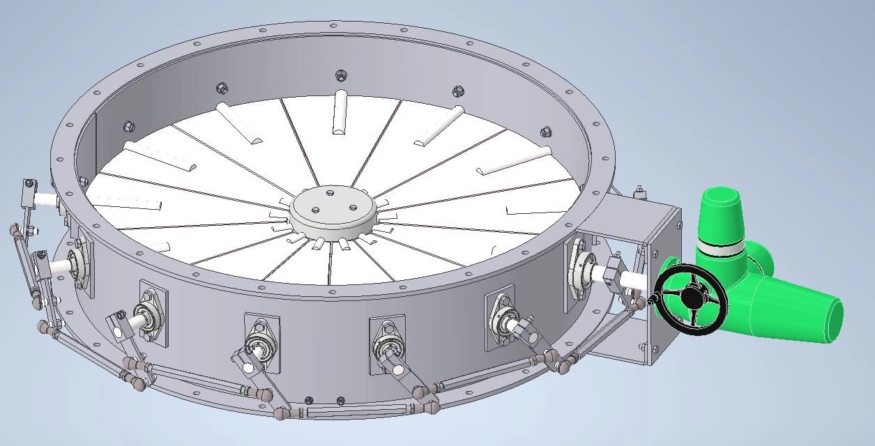 Ammortizzatore a petalo Modello 3D .c4d .max .obj .3ds .fbx .stl .blend 