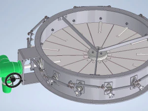 Ammortizzatore a petalo Modello 3D
