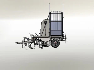 Pancar harvesting machine 3D Model