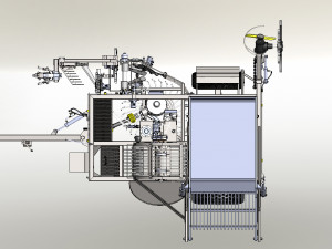 Pancar harvesting machine Model 3D