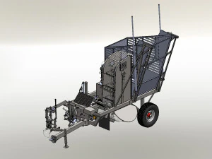 Pancar harvesting machine 3D Model