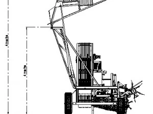 Pancar harvesting machine 3D Model