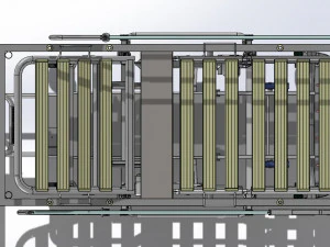Hospital raised bed 3D Model