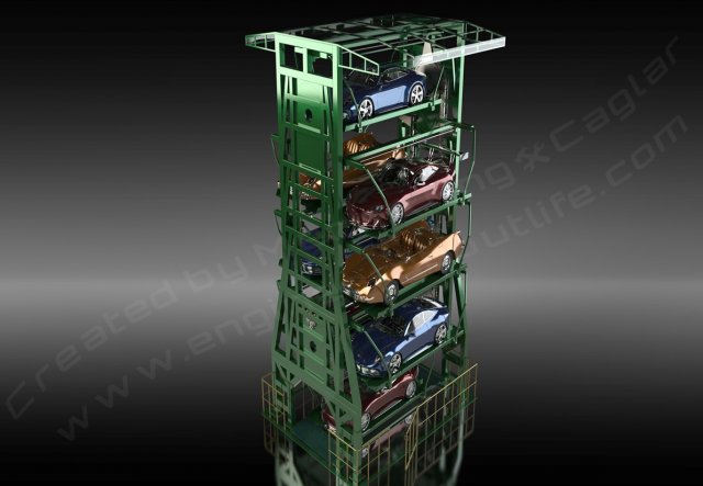 Smart Parking 3D-Modell .c4d .max .obj .3ds .fbx .stl .blend 