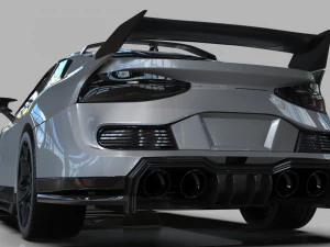 Cover sport Cars 3D Model