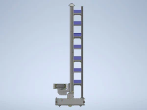 AGV with Three-way rotating grip - Smart warehouse 3D Model