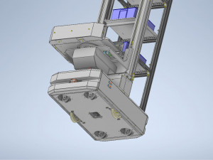 AGV with Three-way rotating grip - Smart warehouse Modelo 3D