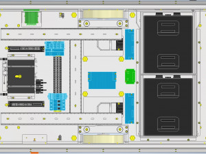 AGV with Three-way rotating grip - Smart warehouse Modelo 3D