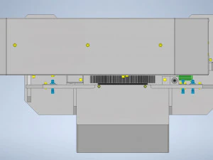AGV with Three-way rotating grip - Smart warehouse 3D Model