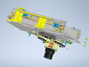 AGV with Three-way rotating grip - Smart warehouse Modelo 3D