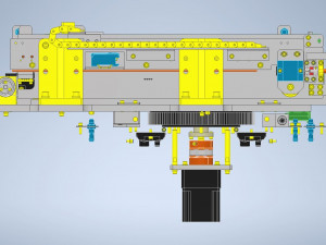 AGV with Three-way rotating grip - Smart warehouse Modelo 3D