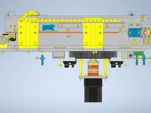 AGV with Three-way rotating grip - Smart warehouse 3D Model