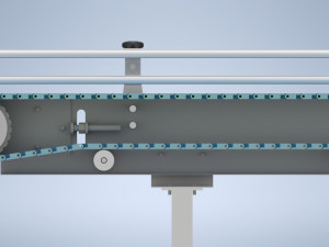 Plastic Conveyor 3m Modelo 3D
