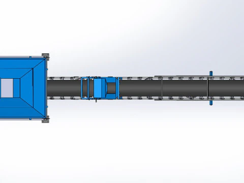 Stone and sand conveyor system 3D Model