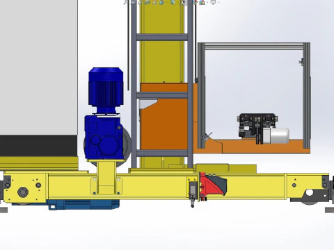 RGV for heavy-duty Smart warehouses 3D Model