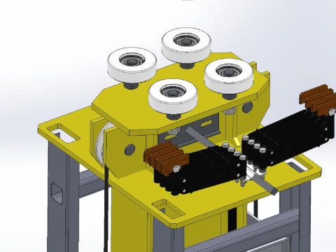 RGV for heavy-duty Smart warehouses 3D Model