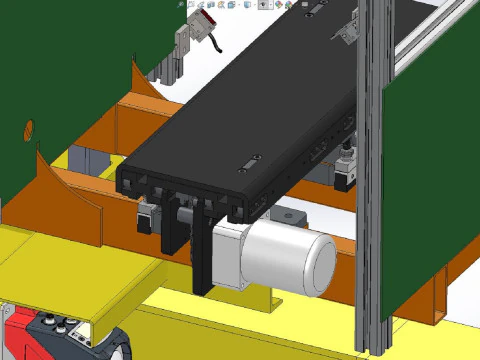 RGV for heavy-duty Smart warehouses 3D Model