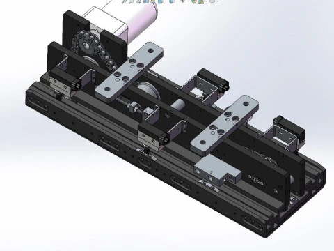 RGV for heavy-duty Smart warehouses 3D Model