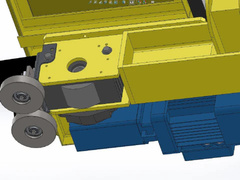 RGV for heavy-duty Smart warehouses 3D Model