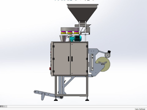 VFFS Sealing Packaging Machine 3D Model