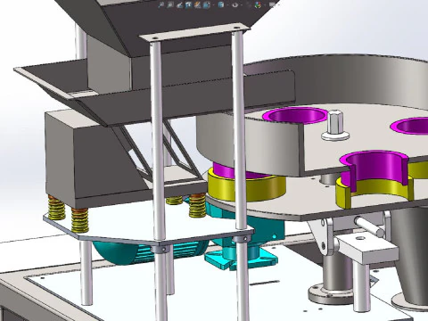 Mesin Pengemas Penyegel VFFS Model 3D