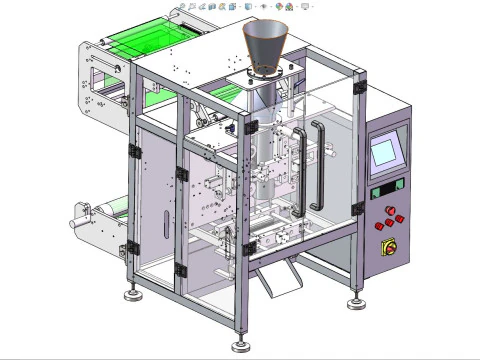VFFS verticale verpakkingsmachine MZ320 3D Model
