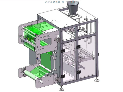 VFFS vertical packaging machine MZ320 3D Model