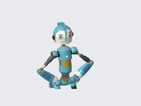 Robot Rodney Toys 3D Model