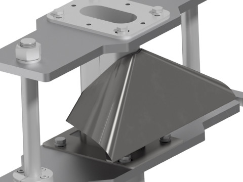 Vertical Oval Forming Set in Packaging machine 3D Model