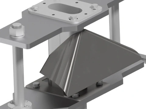 Vertical Oval Forming Set in Packaging machine 3D Model